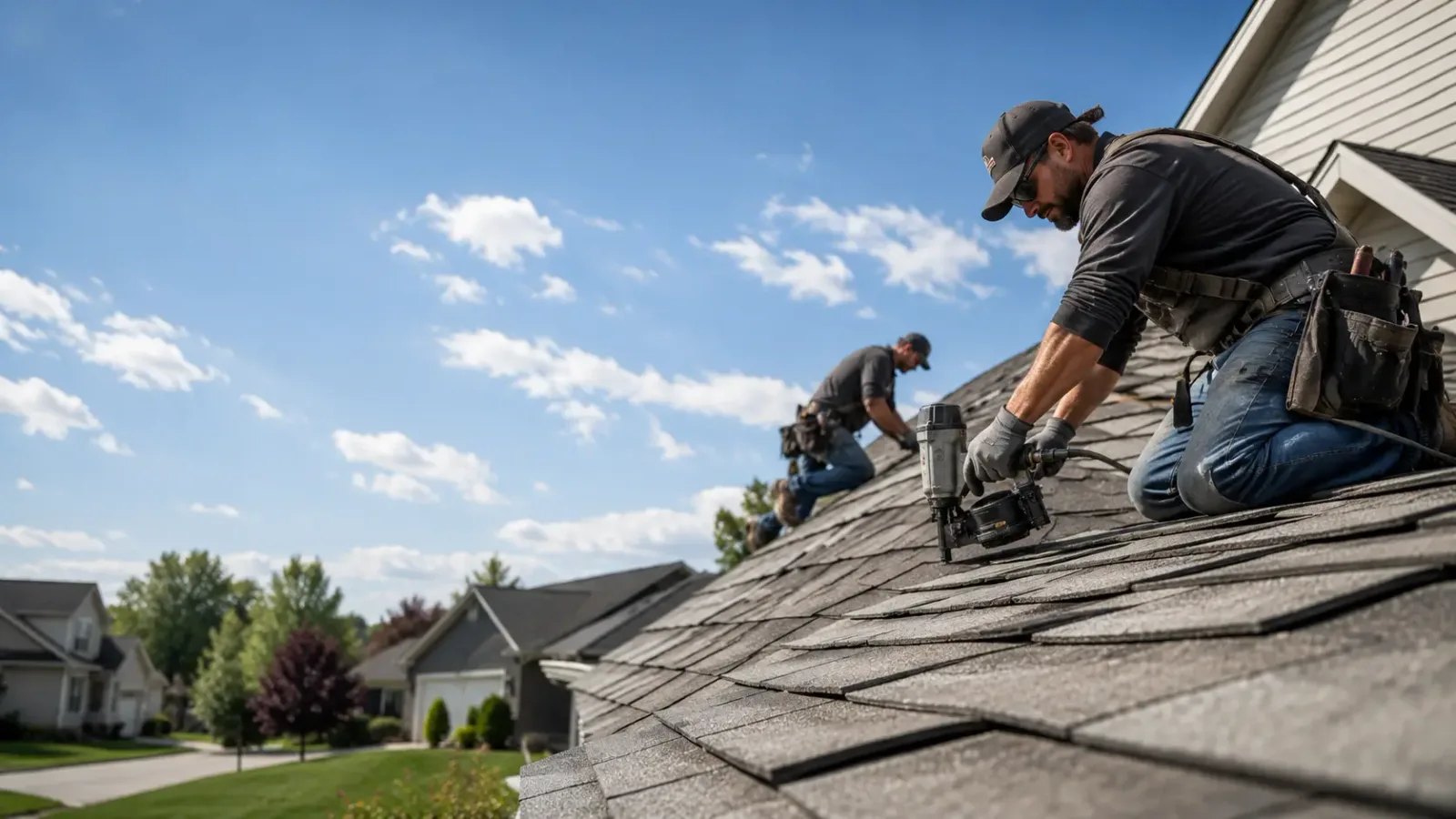 Storm Damage Roof Repair in Mclain, MS near me